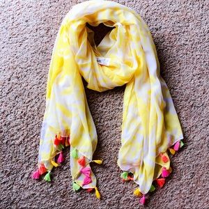 Lilly Pulitzer Yellow Scarf